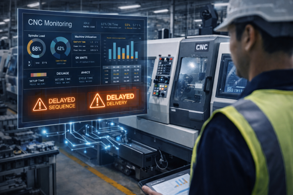 Monitoramento de máquinas CNC